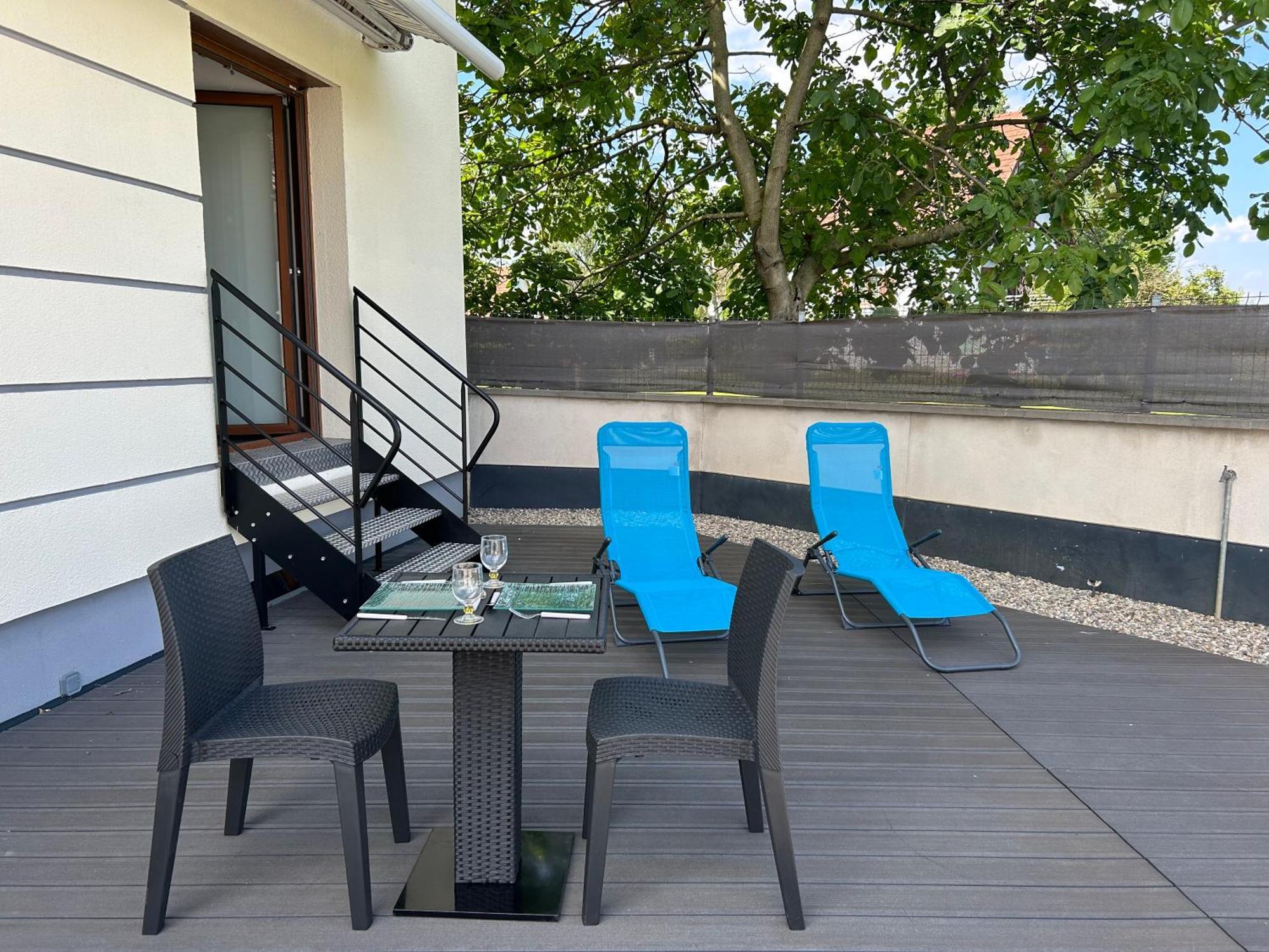 Charmant Studio Avec Terrasse Ebersheim 外观 照片